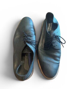 Bostonian Commonwealth Men's Black Leather Derby Oxford Shoes Size 12M